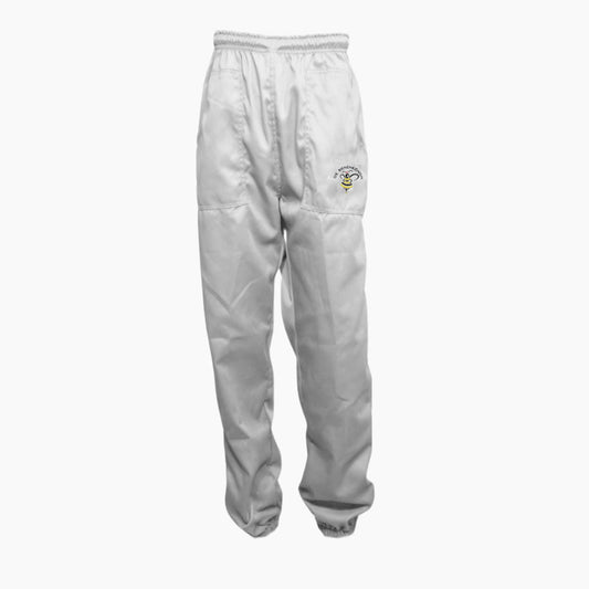 Imkerschutzhose (Polycotton / Mischgewebe) – weiß
